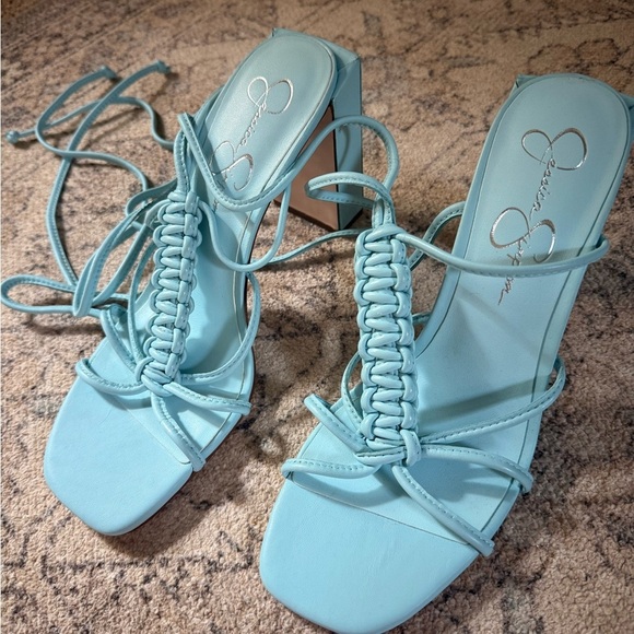 Jessica Simpson Women's Maena Ankle Wrap Heel 🩵 - Picture 4 of 5